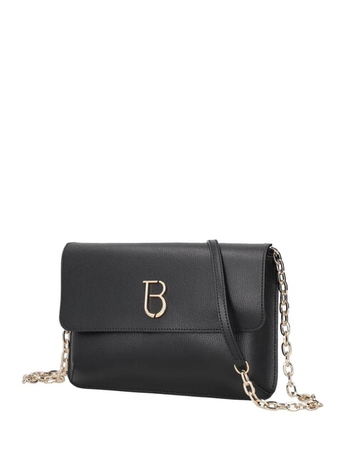 BIANCA Leather shoulder bag chain Black - Women’s Bags