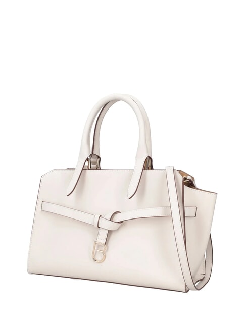 AMELIA Leather handbag with charm ivory white - Women&rsquo;s Bags