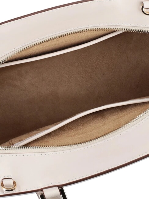 AMELIA Leather handbag with charm ivory white - Women&rsquo;s Bags