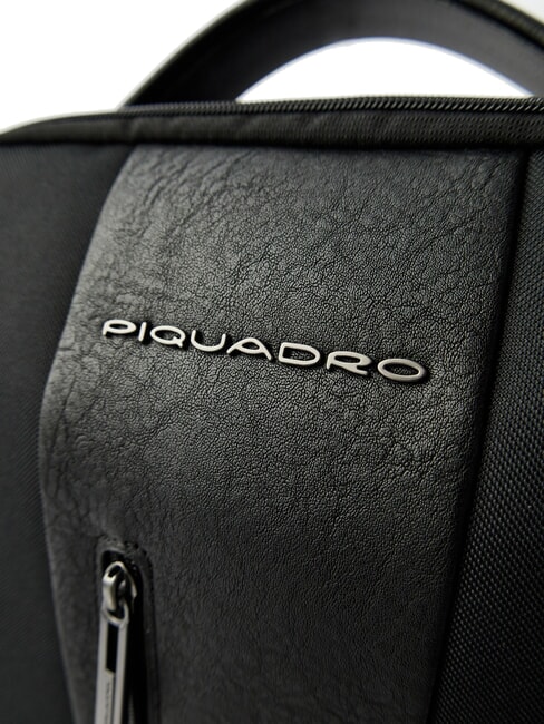 BRIEF ECOLOGICA Recycled fabric backpack, 15.6" laptop Black - Laptop backpacks