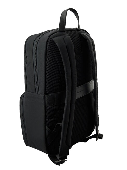 BRIEF ECOLOGICA Recycled fabric backpack, 14" laptop Black - Laptop backpacks
