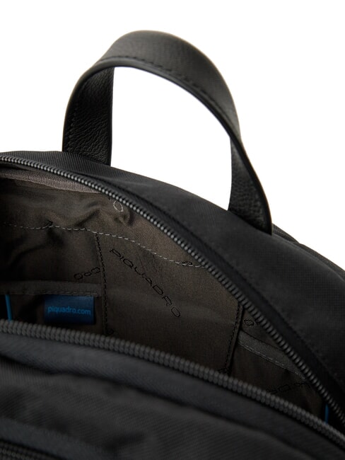 BRIEF ECOLOGICA Recycled fabric backpack, 14" laptop Black - Laptop backpacks