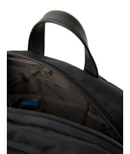 PIQUADRO BRIEF ECOLOGICA Recycled fabric backpack, 14" laptop Black - Laptop backpacks - 3