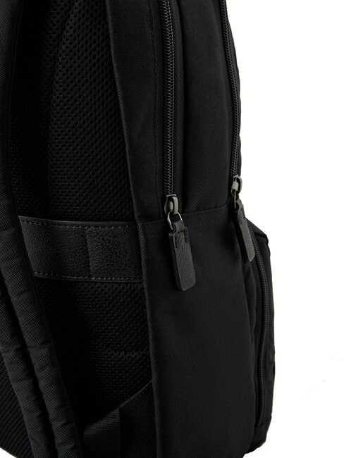 BRIEF ECOLOGICA Recycled fabric backpack, 14" laptop Black - Laptop backpacks