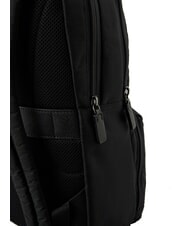 PIQUADRO BRIEF ECOLOGICA Recycled fabric backpack, 14" laptop Black - Laptop backpacks - 4