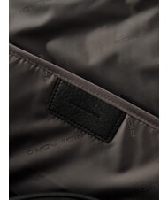 PIQUADRO BRIEF ECOLOGICA TECH Recycled fabric backpack with USB plate, 15.6" laptop holder Black - Laptop backpacks - 4