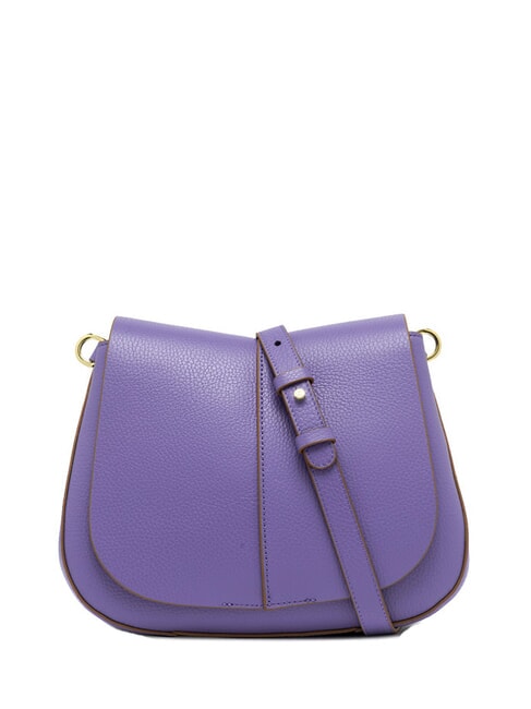 HELENA ROUND Leather bag with double shoulder strap opulence - Women’s Bags