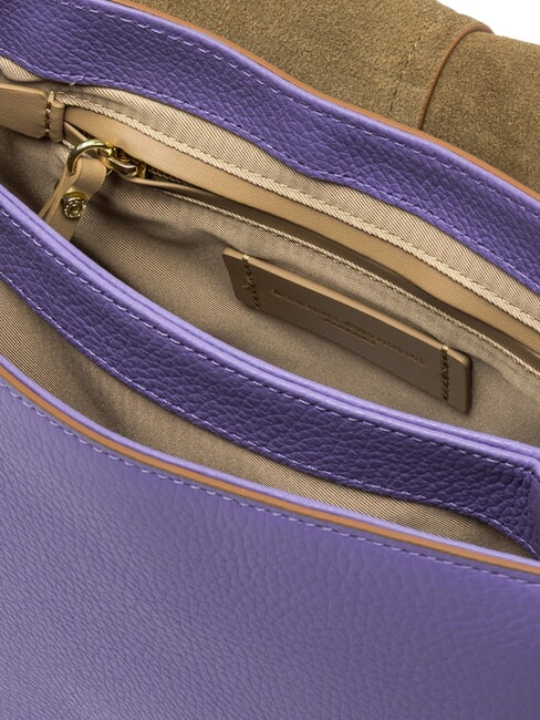 HELENA ROUND Leather bag with double shoulder strap opulence - Women’s Bags