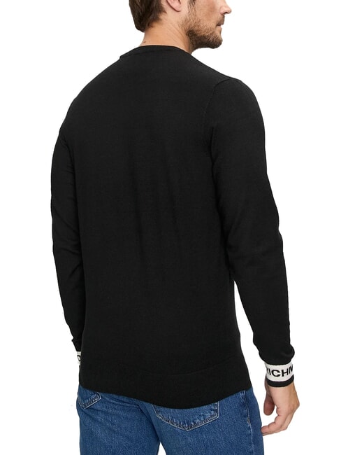 ARTUSO Sweater with logo cuffs black2 - Men's Sweaters