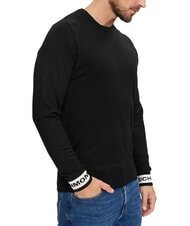 RICHMOND X ARTUSO Sweater with logo cuffs black2 - Men's Sweaters - 3