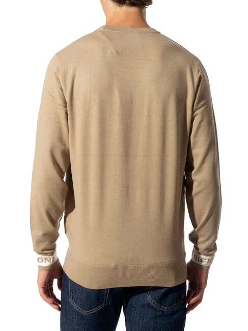 ARTUSO Sweater with logo cuffs chinchilla - Men's Sweaters
