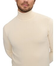 RICHMOND X CUSMA Turtleneck sweater bone white - Men's Sweaters - 4