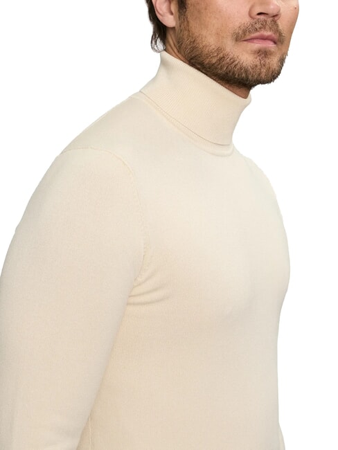 CUSMA Turtleneck sweater bone white - Men's Sweaters