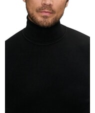 RICHMOND X CUSMA Turtleneck sweater black2 - Men's Sweaters - 4