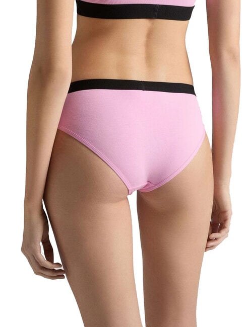 HUITEMA 2 rock'n roll slips black/pink - Women's briefs