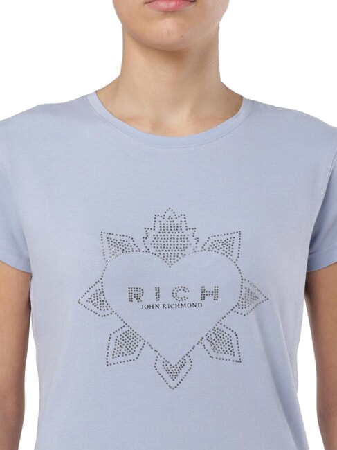 BAHRENS T-shirt with heart print eventide - T-shirt