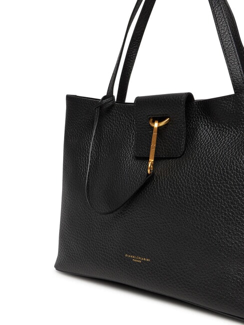 MARISOL Leather shopping bag Black - Women’s Bags