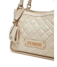 LOVE MOSCHINO QUILTED  Shopping Bag ivory - Women’s Bags - 3