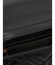 LOVE MOSCHINO QUILTED S Mini Shoulder Bag Black - Women’s Bags - 4