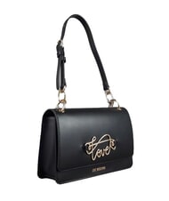 LOVE MOSCHINO CURSIVE LOGO Shoulder bag Black - Women’s Bags - 2