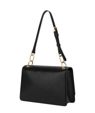 LOVE MOSCHINO CURSIVE LOGO Shoulder bag Black - Women’s Bags - 3