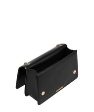 LOVE MOSCHINO CURSIVE LOGO Shoulder bag Black - Women’s Bags - 4