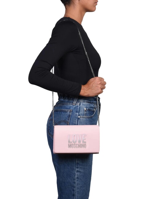 CHAIN Lettering Shoulder bag face powder - Women&rsquo;s Bags