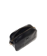LOVE MOSCHINO MADE WITH LOVE Mini Shoulder Bag Black - Women’s Bags - 3