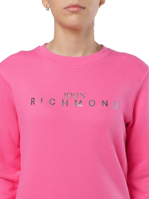 HABID Cotton crewneck sweatshirt Barbie - Women's Sweatshirts