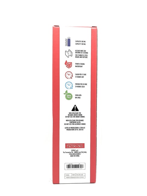 TECH LINE Thermal water bottle 500ml yellow - Thermal bottles