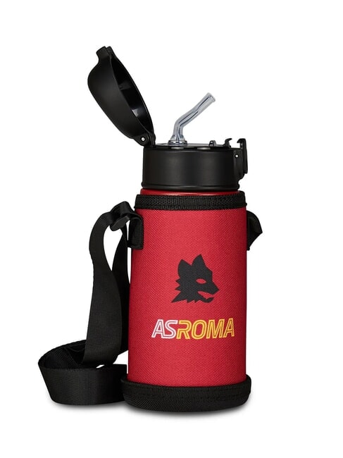 AS ROMA Thermal water bottle 460 ml with bottle holder Black - Thermal bottles