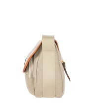 BRIC’S SORRENTO S Small canvas bag with flap BEIGE - Women’s Bags - 3
