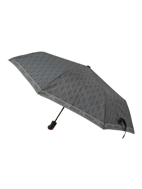 MINI Windproof Folding Umbrella grey tie 01 - Umbrellas