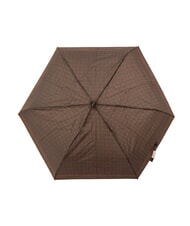 FERRÈ MINI Windproof manual umbrella brown tie 03 - Umbrellas - 2