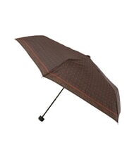 FERRÈ MINI Windproof manual umbrella brown tie 03 - Umbrellas - 3