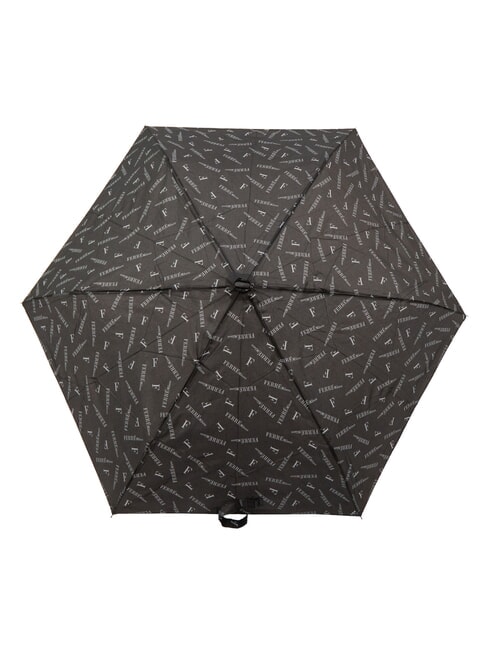 LOGO ALL OVER Mini Manual Umbrella black03 - Umbrellas