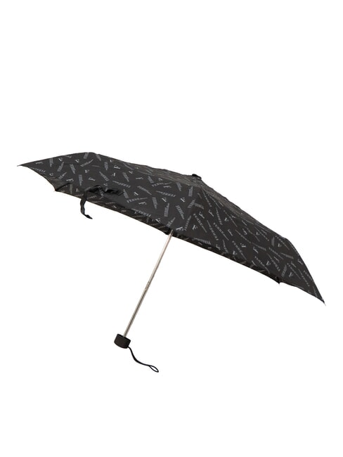 LOGO ALL OVER Mini Manual Umbrella black03 - Umbrellas