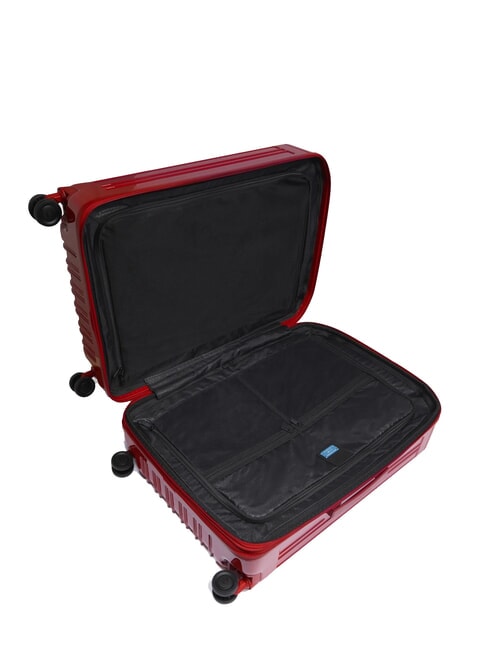 PQ-LIGHT Medium expandable trolley Red2 - Rigid Trolley Cases