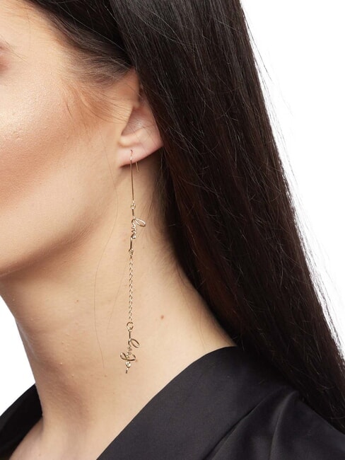 LOGO Earrings gold - Earrings