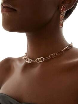 BICOLOR CHAIN Necklace gold - Necklaces