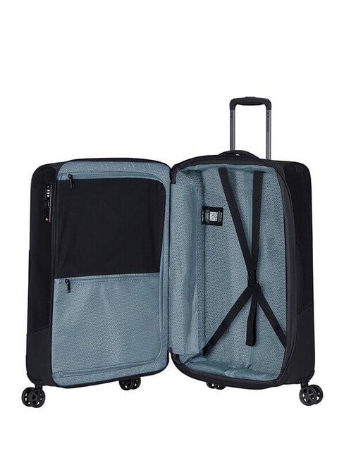 BIZ2GO TRVL Medium Expandable Trolley BLACK - Semi-rigid Trolley Cases