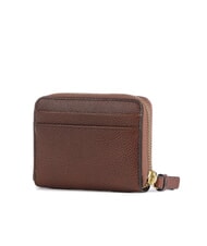 THE BRIDGE AMELIA Mini zip around leather wallet BROWN - Women&rsquo;s Wallets - 3