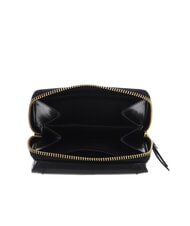 THE BRIDGE FEDERICA Small leather wallet Black Gold - Women’s Wallets - 3