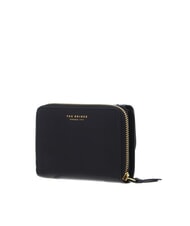 THE BRIDGE FEDERICA Small leather wallet Black Gold - Women’s Wallets - 4