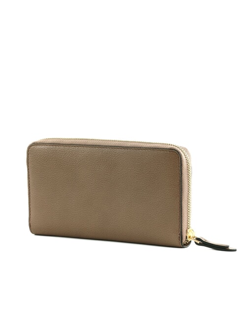 ELISABETTA Large leather wallet with pocket oyster abb. gold - Women&rsquo;s Wallets