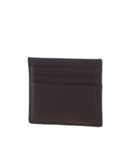 THE BRIDGE FABIO Flat leather card holder sweet chestnut ruthenium dk - Men’s Wallets - 2