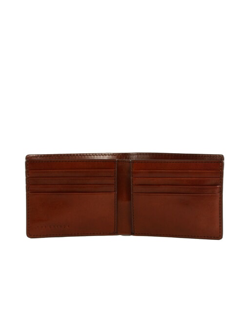 FILIPPO Leather wallet 8cc Brown / Ruthenium - Men&rsquo;s Wallets