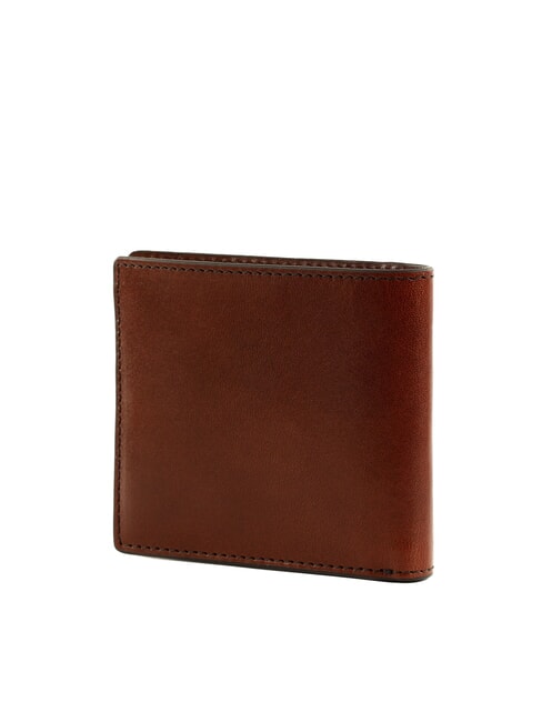 FILIPPO Leather wallet 8cc Brown / Ruthenium - Men&rsquo;s Wallets