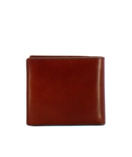 THE BRIDGE FILIPPO Leather wallet with coin purse Brown / Ruthenium - Men’s Wallets - 3