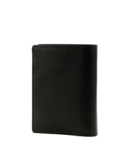 THE BRIDGE FILIPPO Vertical leather card holder black / dark matte ruthenium - Men’s Wallets - 3